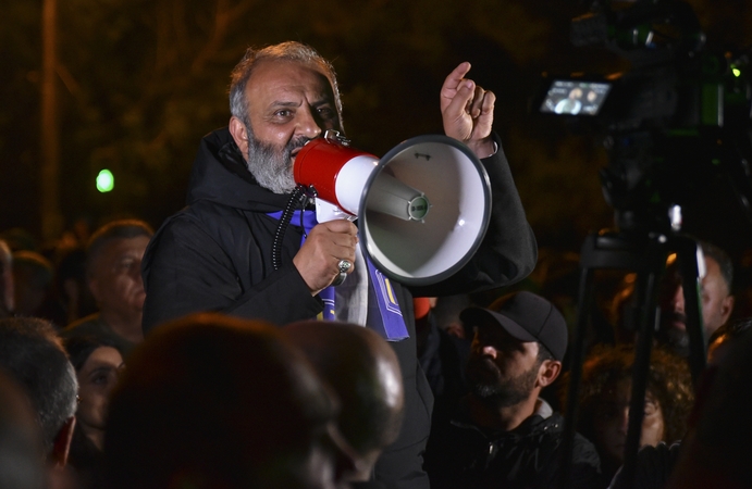 Protestai Armėnijoje.