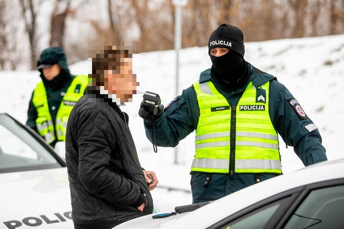 Per rytinį reidą Klaipėdoje – vos vienas pažeidėjas