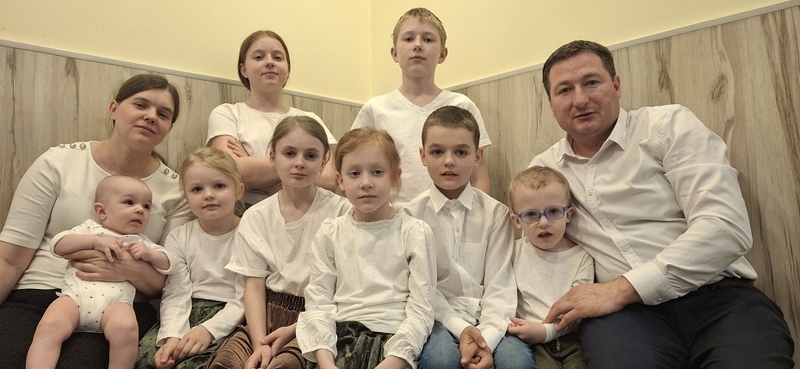 Aštuonis vaikus auginančios šeimos sprendimas – atžalų skaičius nebaigtinis