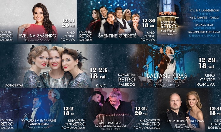 Nepamirštami koncertai „Romuvos“ kino teatre