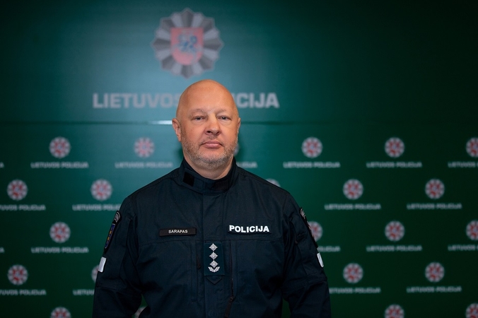 Pažintis: naujasis Klaipėdos policijos viršininkas Ramūnas Sarapas susitiko su uostamiesčio žiniasklaidos atstovais. 