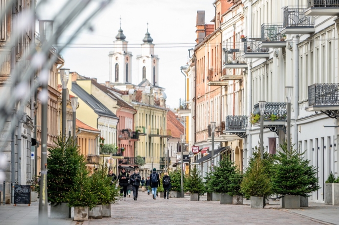 Kauno senamiestis nepraranda patrauklumo ir šventinės nuotaikos