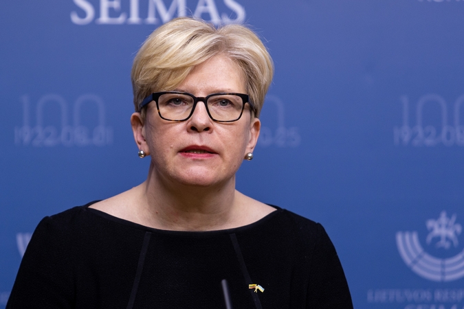 Premjerė ragina ES vieningai mažinti priklausomybę nuo Rusijos energijos išteklių