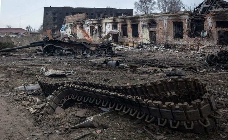 Ukraina praneša, kad nuo karo pradžios Rusija jau neteko 16,6 tūkst. kareivių