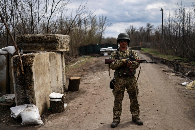 Britų žvalgyba: Ukrainos pajėgos sėkmingai ginasi