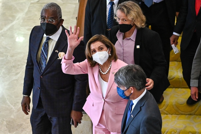 Maskva: M. Pelosi vizitas Taivane būtų gryna provokacija