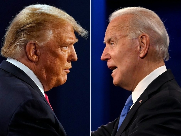 Minint riaušių Kapitolijuje metines J. Bidenas pažėrė kaltinimų D. Trumpui