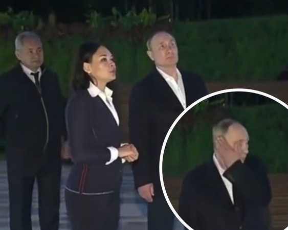 Su V. Putinu – kažkas ne taip: keistenybę išdavė diktatorių užpuolę uodai (vaizdo įrašas)