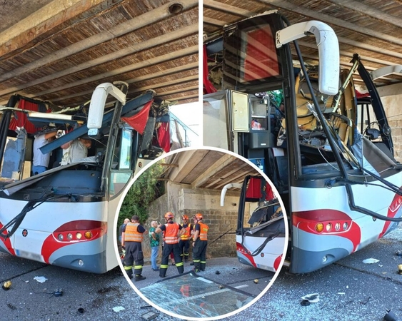 Lietuvių autobusas Čekijoje rėžėsi į tiltą, bet nelaimės tuo nesibaigė: visa kelionė buvo košmaras