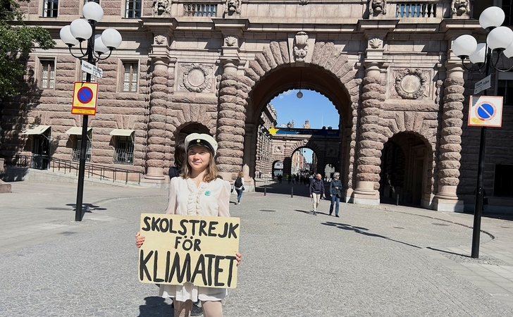 G. Thunberg baigė mokyklą ir surengė paskutinį mokyklinį streiką