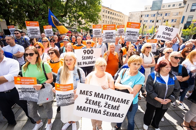 Protestas dėl „Lifosos“ uždarymo: iš ko gyvens 900 šeimų?