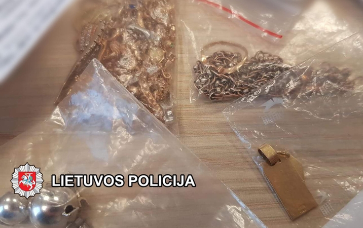 Sučiuptas stambia vagyste įtariamas vyras: dalį grobio pralošė lošimo namuose