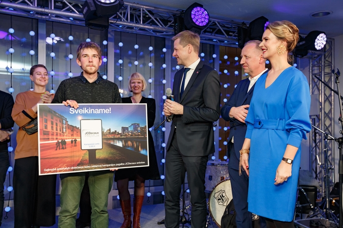 Menininkams jau įteikta „JCDecaux premija“ – publikos simpatijų prizas