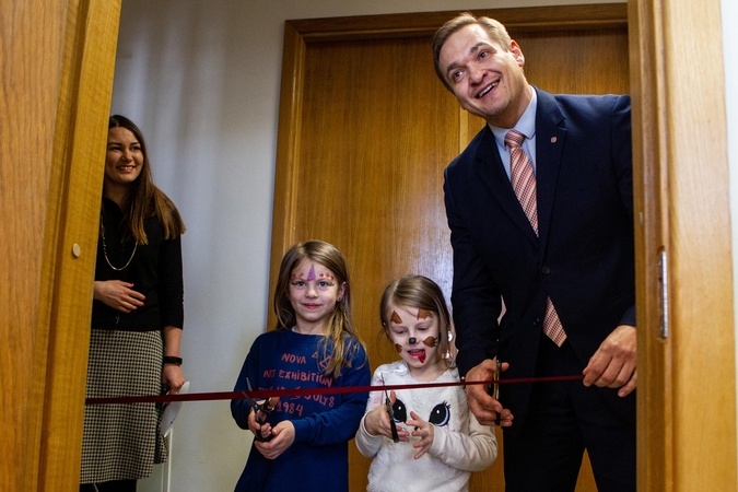 Patogi naujovė Vidaus reikalų ministerijoje – vaikų kambarys