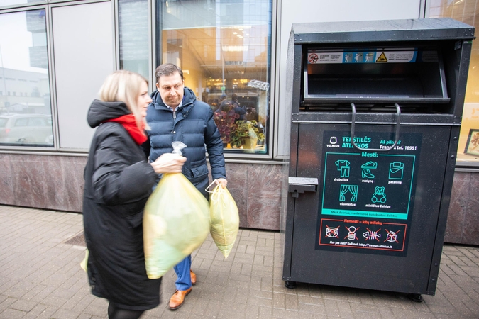 Seniems vilniečių drabužiams ir batams – nauji konteineriai