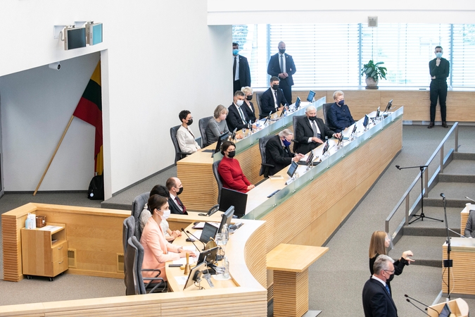 Seimo vadovė pasigedo realistiškesnio įvertinimo, kokią situaciją paveldėjo Vyriausybė