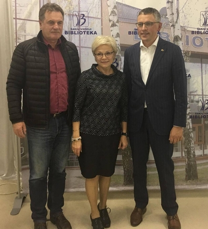 Rinkimai Zanavykų apygardoje: V. Bakas agituoja už I. Haasę