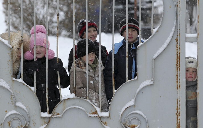 17 kariaujančios Ukrainos vaikų atvyksta į  stovyklą Vilniuje