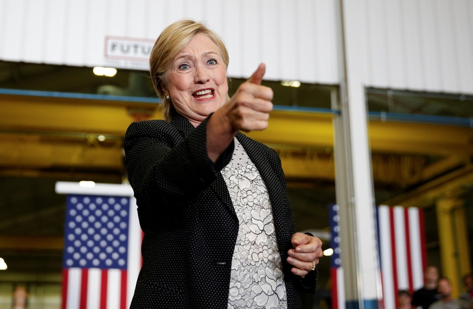 H. Clinton žingsnis padidino spaudimą D. Trumpui