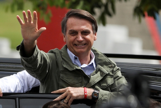 „Atogrąžų Trumpas“ J. Bolsonaro išrinktas Brazilijos prezidentu