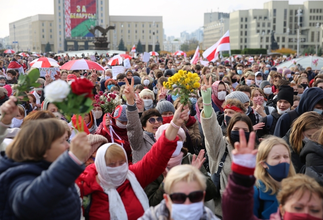 L. Linkevičius: A. Lukašenka bando nuvarginti ir įbauginti žmones