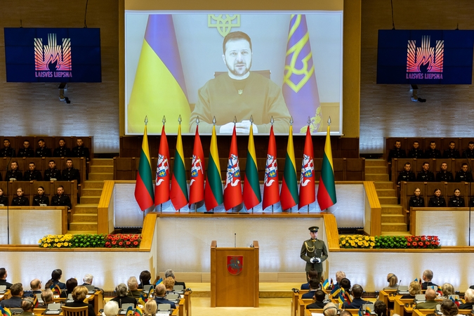Laisvės premiją pelnęs V. Zelenskis: jūs nė vieną minutę neišdavėte laisvės