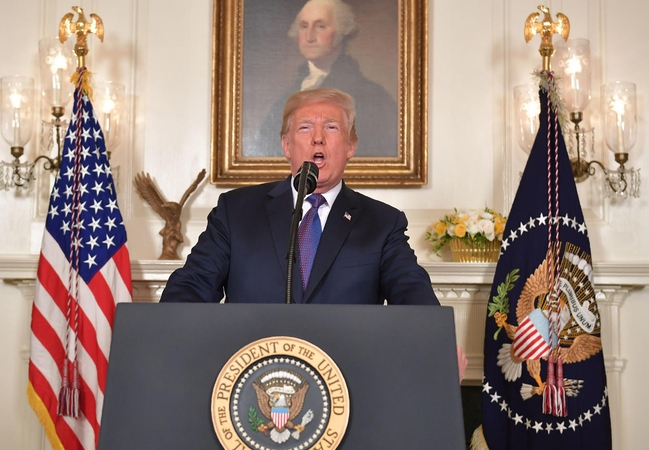 D. Trumpas apie ataką Sirijoje: misija įvykdyta!