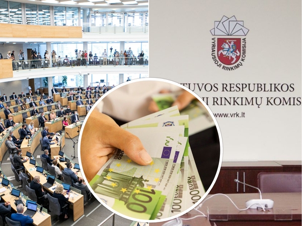 VRK paskirstė biudžeto dotacijas: partijoms padalinta 2,75 mln. eurų