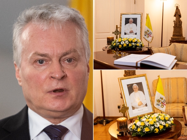 G. Nausėda: Benedikto XVI mirtis – didžiulis nuostolis Bažnyčiai, tikintiesiems