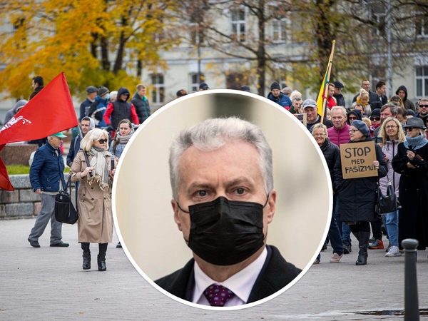 Mitinguotojai kreipėsi į prezidentą: Prezidentūra davė pažadą, kad G. Nausėda atsilieps