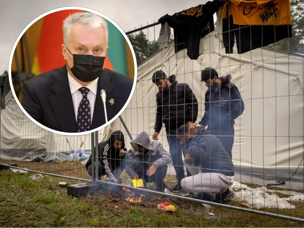 G. Nausėda žada kreiptis į EVT: siūlys keisti ES migracijos politiką