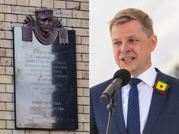 R. Šimašius nesirengia nukabinti naujos lentos J. Noreikai