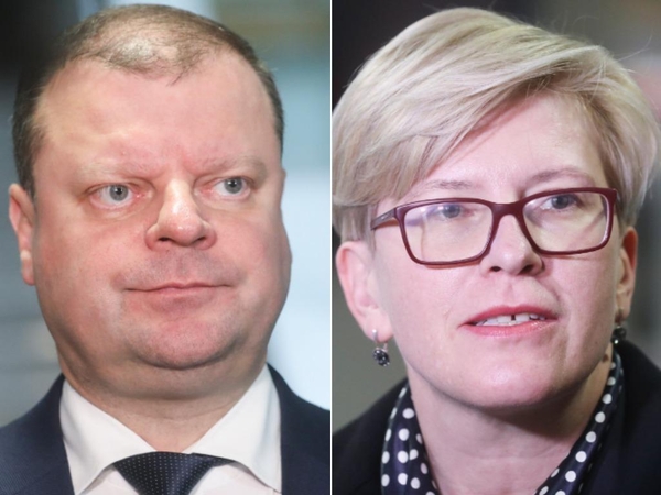 Saulius Skvernelis ir Ingrida Šimonytė