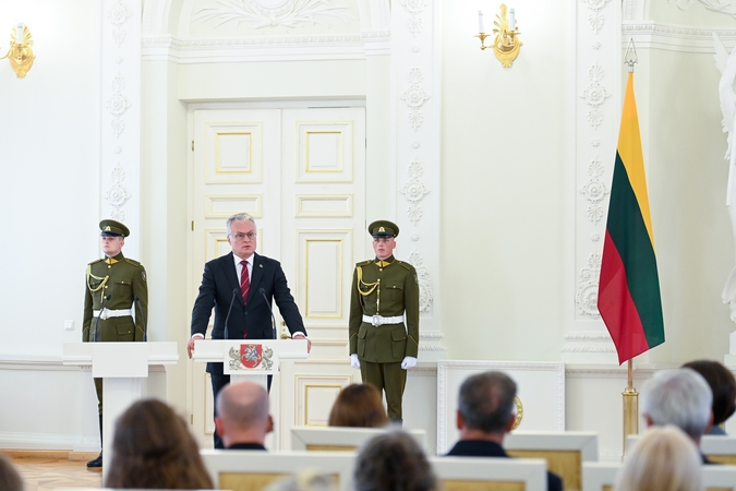 G. Nausėda įteikė apdovanojimus žydų gelbėtojams