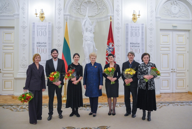 Kūrėjams – šimtmečio įprasmintos Nacionalinės premijos