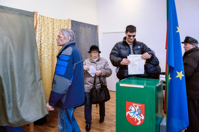 Parengta Seimo rinkimų žemėlapių sistema