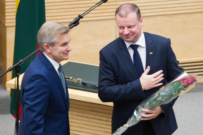 Premjeru tapęs S. Skvernelis: džiaugsmams ir krykštavimams nėra laiko