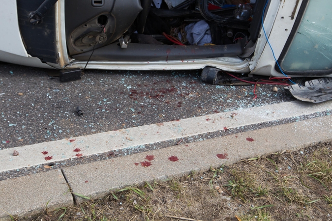 Per avariją Vilniaus rajone žuvo mikroautobuso vairuotojas