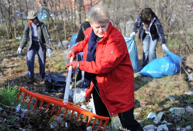 Prezidentė dalyvaus akcijoje „Darom“