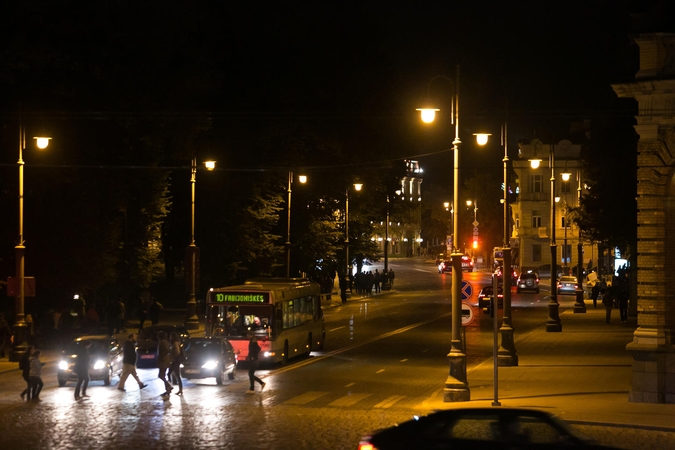 Sostinėje ketinama renovuoti gatvių apšvietimo tinklus