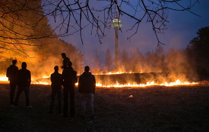 Žolės padegėjų negąsdina nei baudos, nei keliama grėsmė