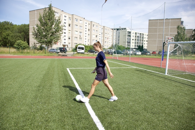 Renovuotas jau ketvirtas stadionas sostinėje: naujausias – Justiniškėse