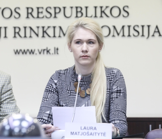VRK pirmininkė Laura Matjošaitytė
