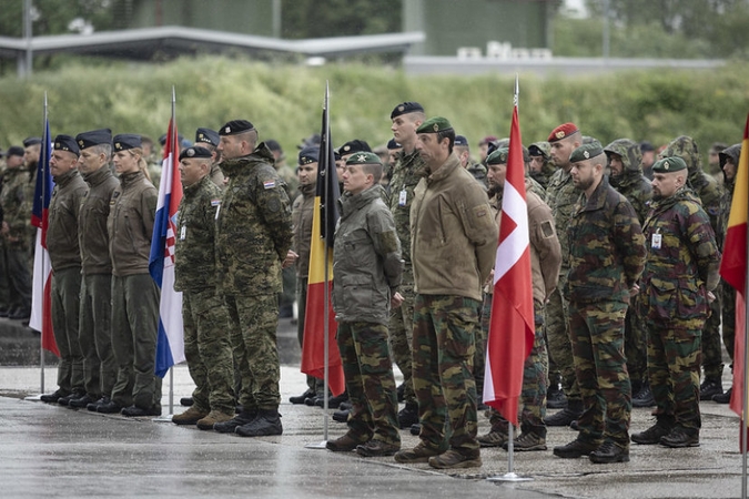 Į Lietuvą atvykęs Belgijos kariuomenės vadas susitiks su V. Rupšiu ir belgų kariais