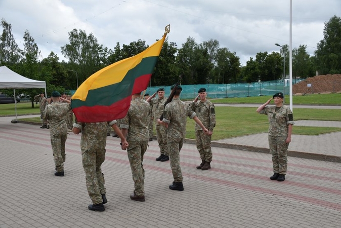 Lietuvos kariuomenės batalionui vadovauti pirmą kartą paskirta moteris