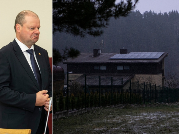 S. Skvernelis dėl šmeižto apskundė dažais asfaltą prie jo namo aprašinėjusį vyrą