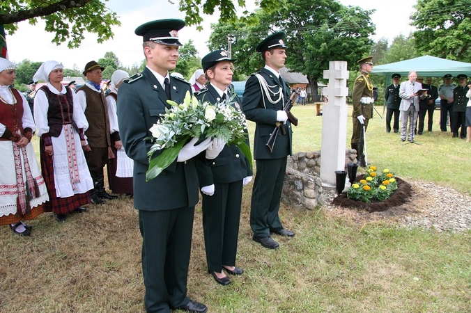 Minimos sovietų nužudyto pasieniečio A. Barausko žūties metinės