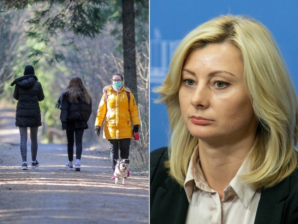 Siūlo viešose vietose nebeleisti vaikščioti daugiau kaip po du žmones