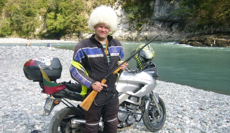 Per 17 dienų motociklu įveikė 8 tūkst. kilometrų