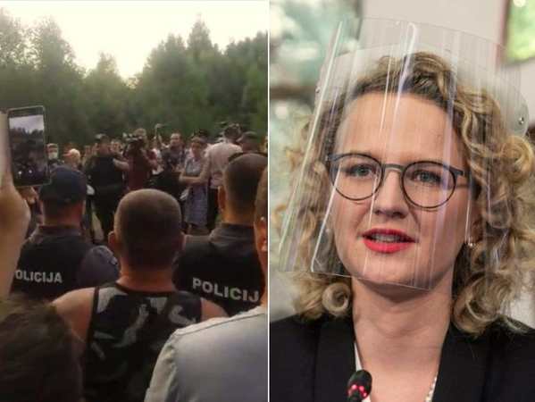 A. Armonaitė apie protestą prie poligono: tai labai panašu į provokaciją